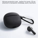 سماعات JR-FB1 داخل الأذن بتقنية بلوتوث 5.3 لاسلكية، نظام أسماء النطاقات، تقليل الضوضاء، 65 مللي ثانية، زمن استجابة منخفض، شحن سريع IP54 مقاوم للماء مع صندوق شحن وغطاء واقٍ أسود