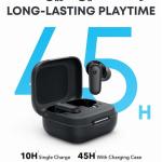 Soundcore R50i NC سماعات أذن لاسلكية حقيقية إلغاء الضوضاء سماعة بلوتوث سماعات لاسلكية سماعة بلوتوث مع ميكروفون أسود