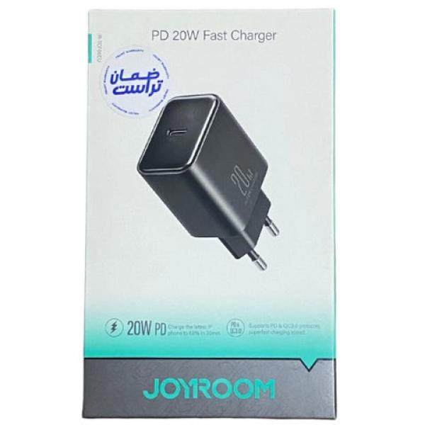 جوي روم JR-TCF06eu Flash Series EU 20W PD USB - Type C Single Port - Black