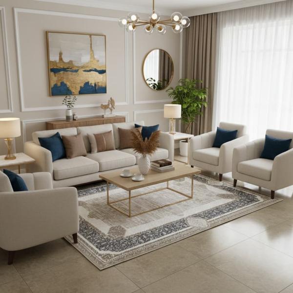 سجادة الحرير العصري – مقاس (2 × 3 متر)