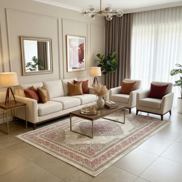 سجادة الحرير العصري – مقاس (2 × 3 متر)