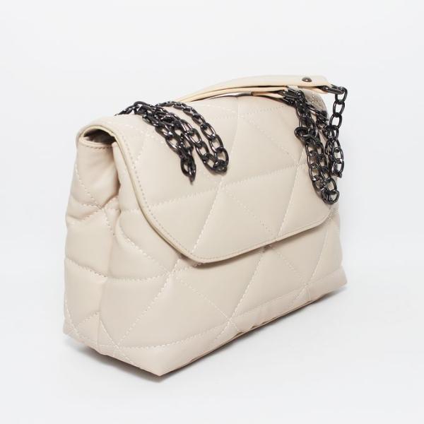 Glitter حقيبة كروس نسائية - بيج