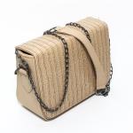 Glitter شنطة يد حريمي بذراع كروس من جليتر - بيج