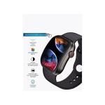 W&O W&O X10 Mini 3 - ساعة ذكية منحنية على الشاشة - 41 مم - الشحن اللاسلكي NFC Bluetooth.