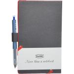 Yassin Titanium Notepad with Pen, 12x19cm Plastic Cover for Portable Notes