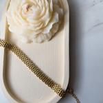 Wide Braided Bracelet