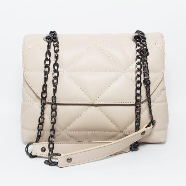 Glitter حقيبة كروس نسائية - بيج