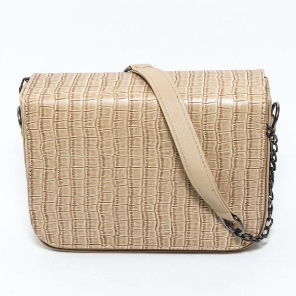 Glitter شنطة يد حريمي بذراع كروس من جليتر - بيج