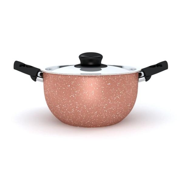 Lazord طقم حلل جرانيت - 11 قطعة - نحاسي