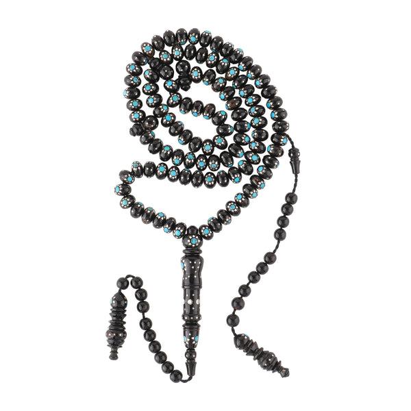 سبحه 100 حبه يسر مطعم فيروز و وحدات فضه عيار925