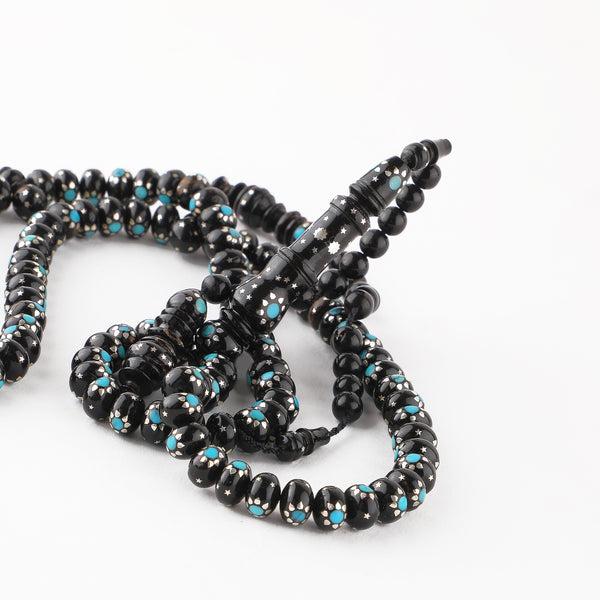 سبحه 100 حبه يسر مطعم فيروز و وحدات فضه عيار925