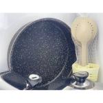 VIOLA طقم حلل جرانيت تركي عدد 16 قطعه ماركة فيولا خامة عالي الجودة